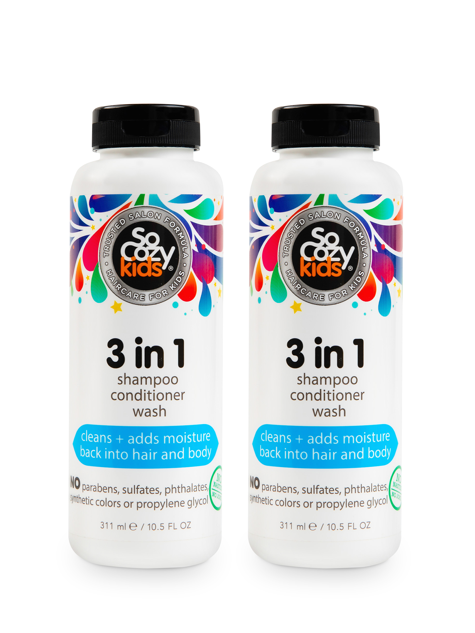 SoCozy 3-in-1 (Shampoo, Conditioner, Body Wash) - 10.5 oz - 2 pack