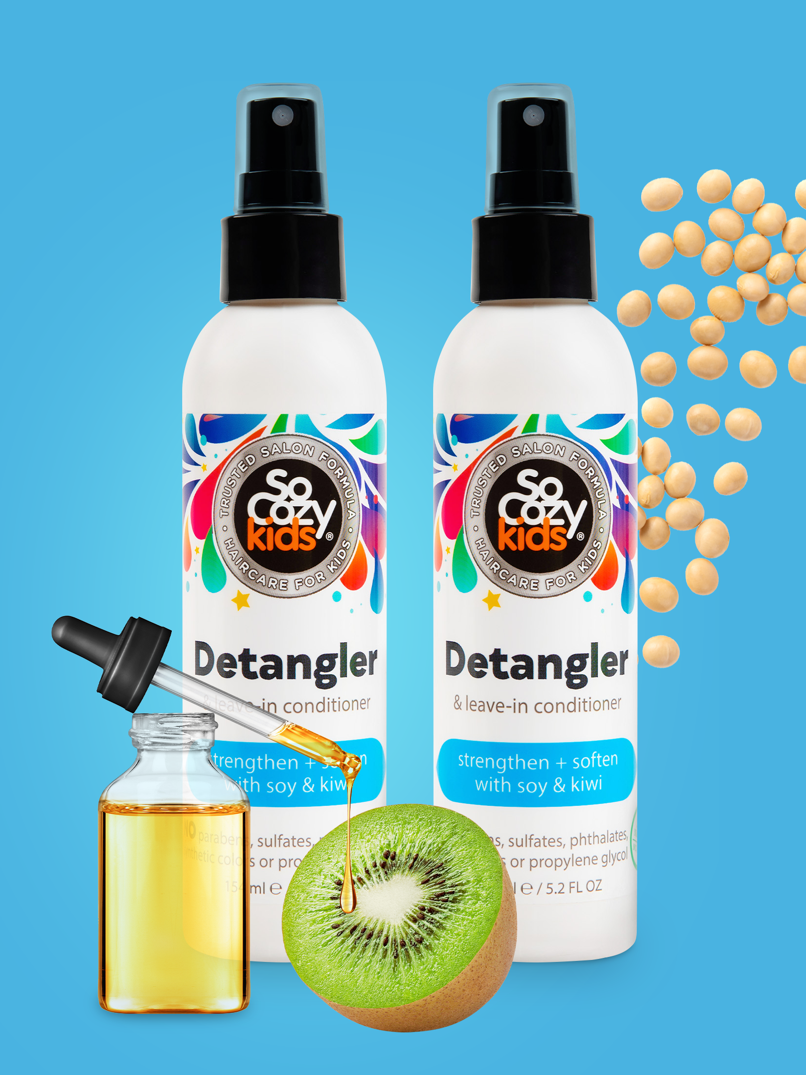 Detangler + Leave-In Conditioner – 2 Pack