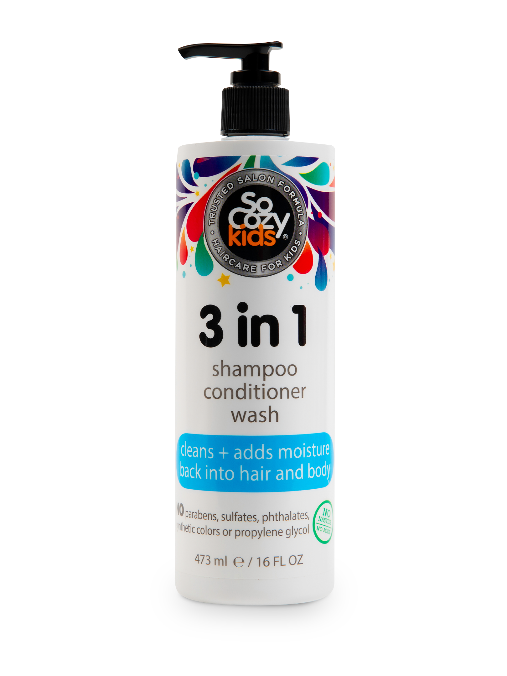 3-in-1 Shampoo, Conditioner, and Body Wash