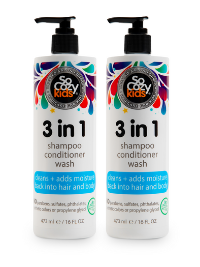 3-in-1 Shampoo, Conditioner, Body Wash - 2 Pack