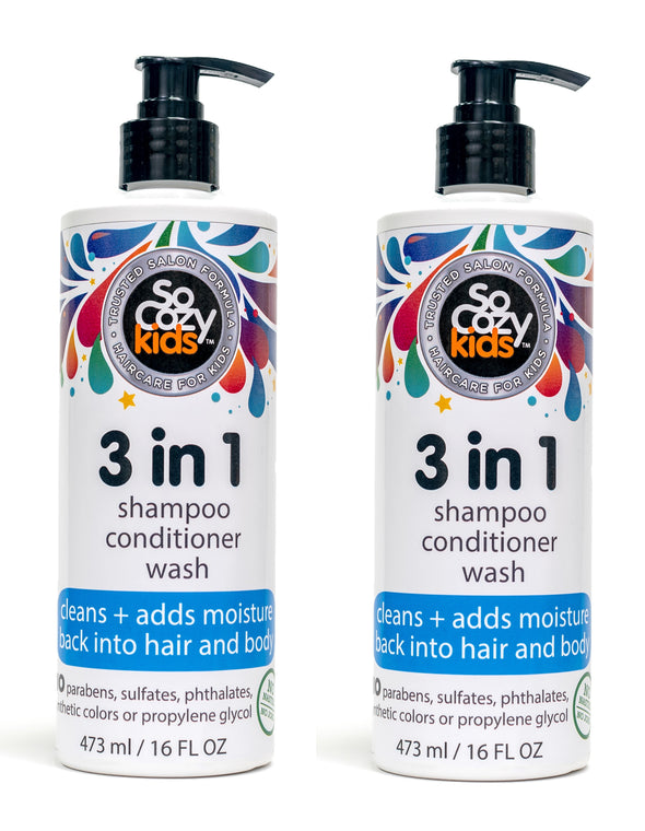 SoCozy 3-in-1 (Shampoo, Conditioner, Body Wash) - 16 oz - 2 pack