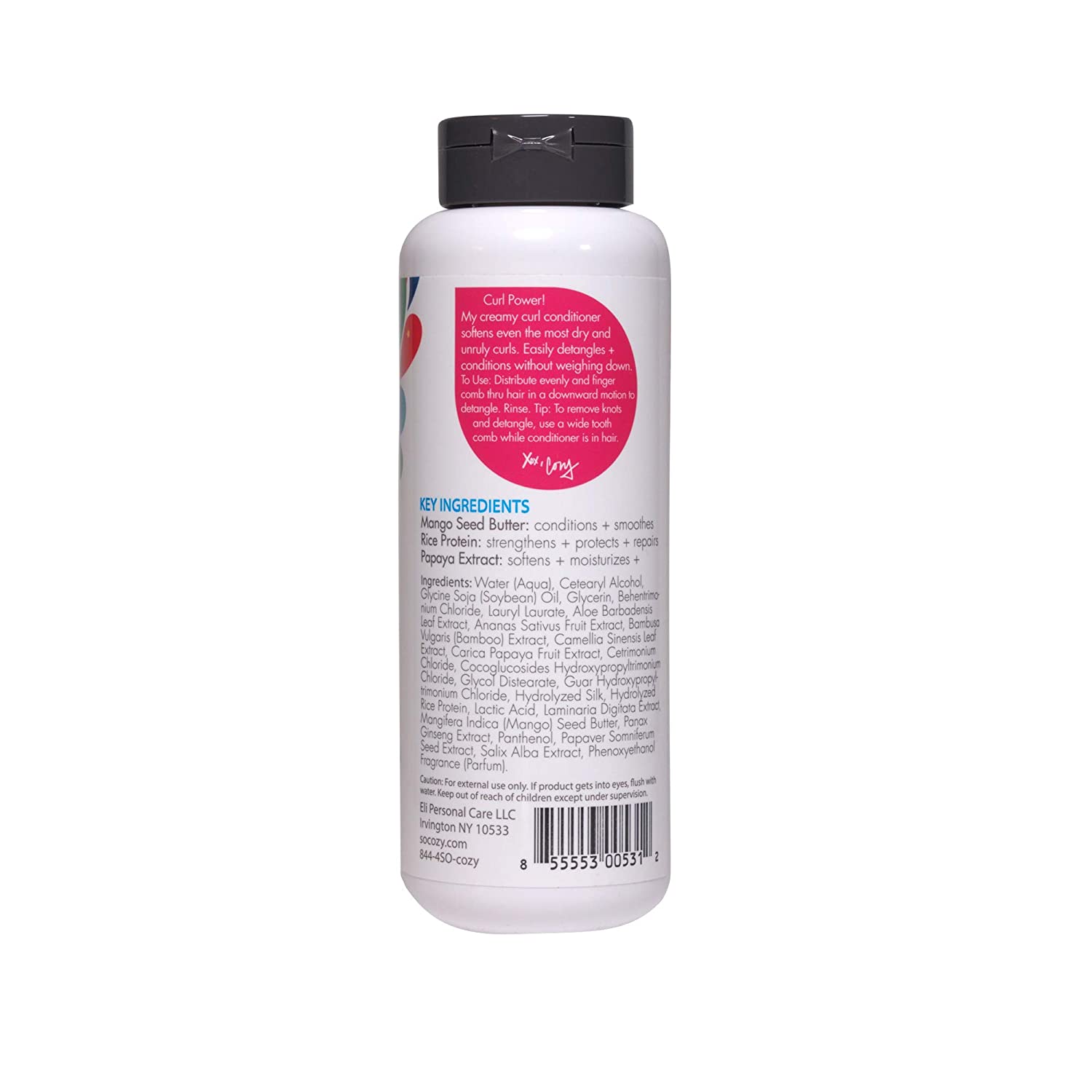 SoCozy Curl Conditioner Bottle Back