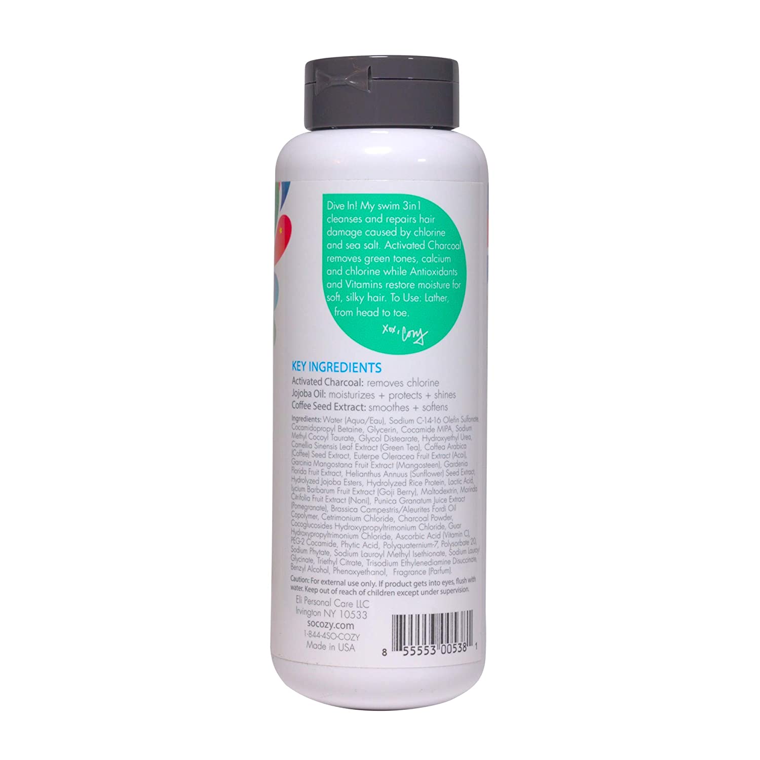 SoCozy Swim 3-in-1 Shampoo, Conditioner & Body Wash