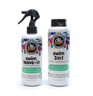 SoCozy Swim 3-in-1 10.5oz + Swim Leave-In Treatment Spray 8oz
